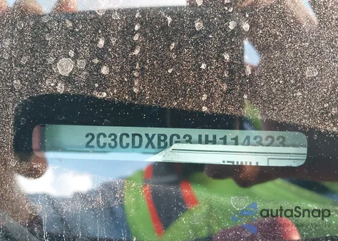 2018 Dodge Charger Sxt Rwd из США, поврежденный, VIN 2C3CDXBG3JH114323